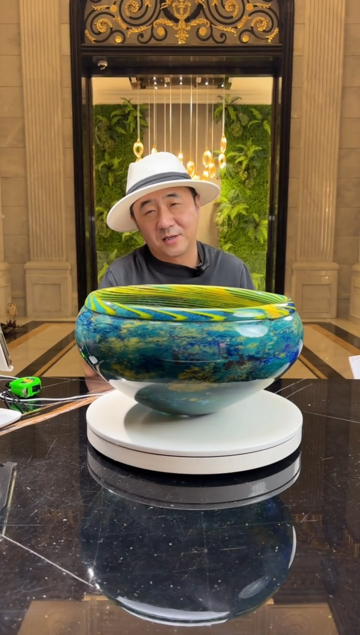 【闪购商品】茶宠AJ06516艺术琉璃聚宝盆