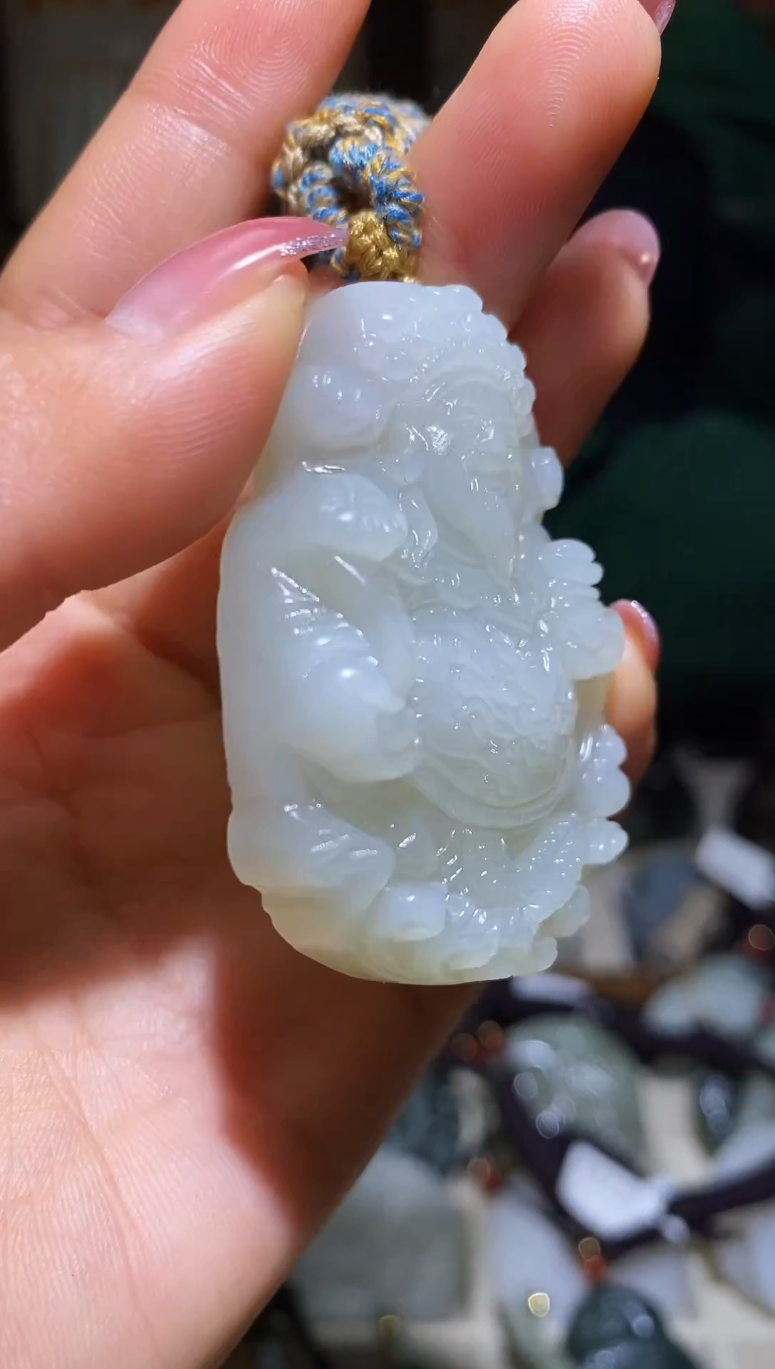 颈饰未镶嵌和田玉2