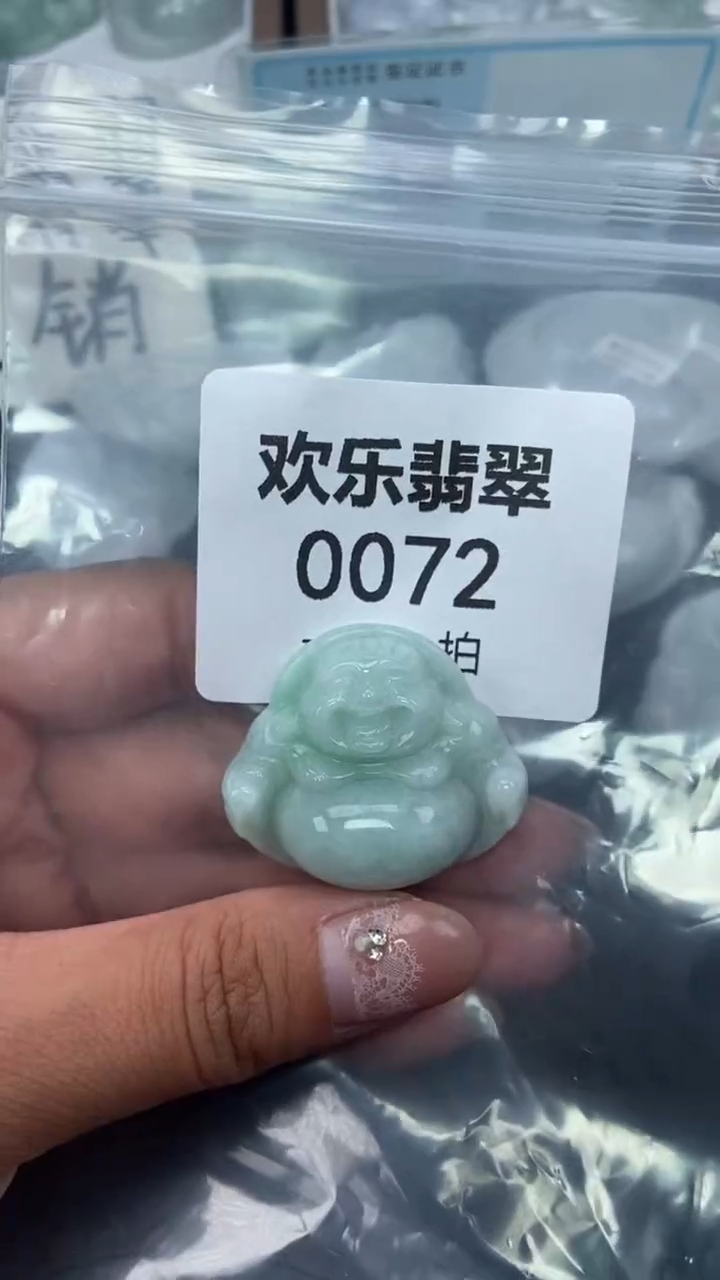 颈饰未镶嵌翡翠缅甸天然翡翠0072