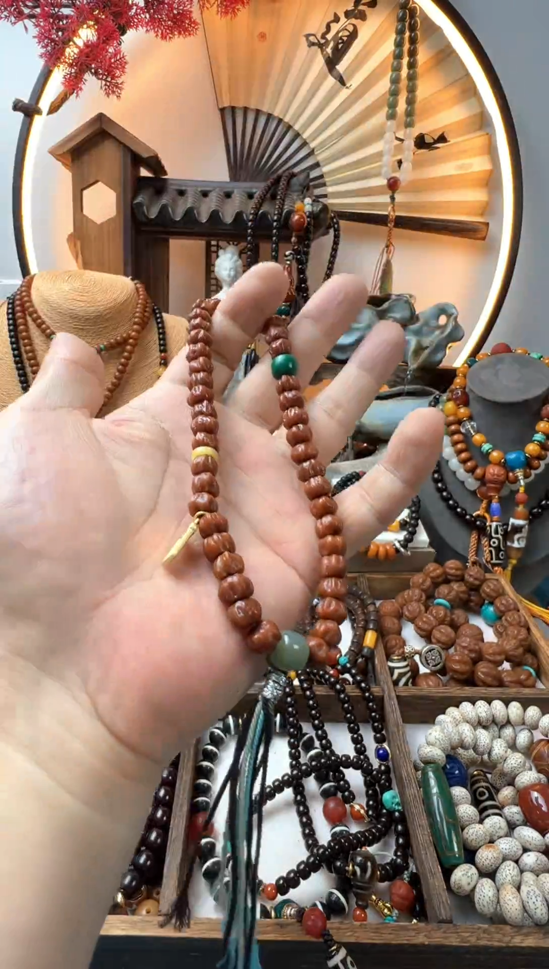 柏香籽/百香籽吊坠热振寺百香手持