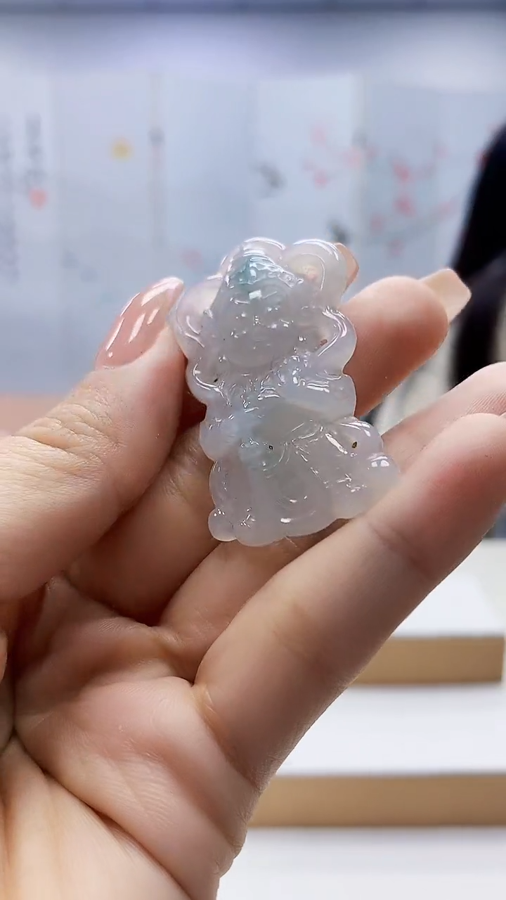 未镶嵌定制翡翠3495ty-毛货挂件21