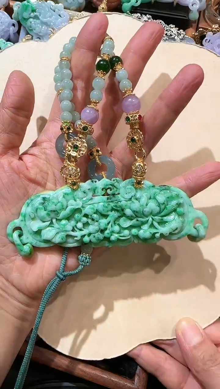 【闪购商品】翡翠颈饰未镶嵌国风