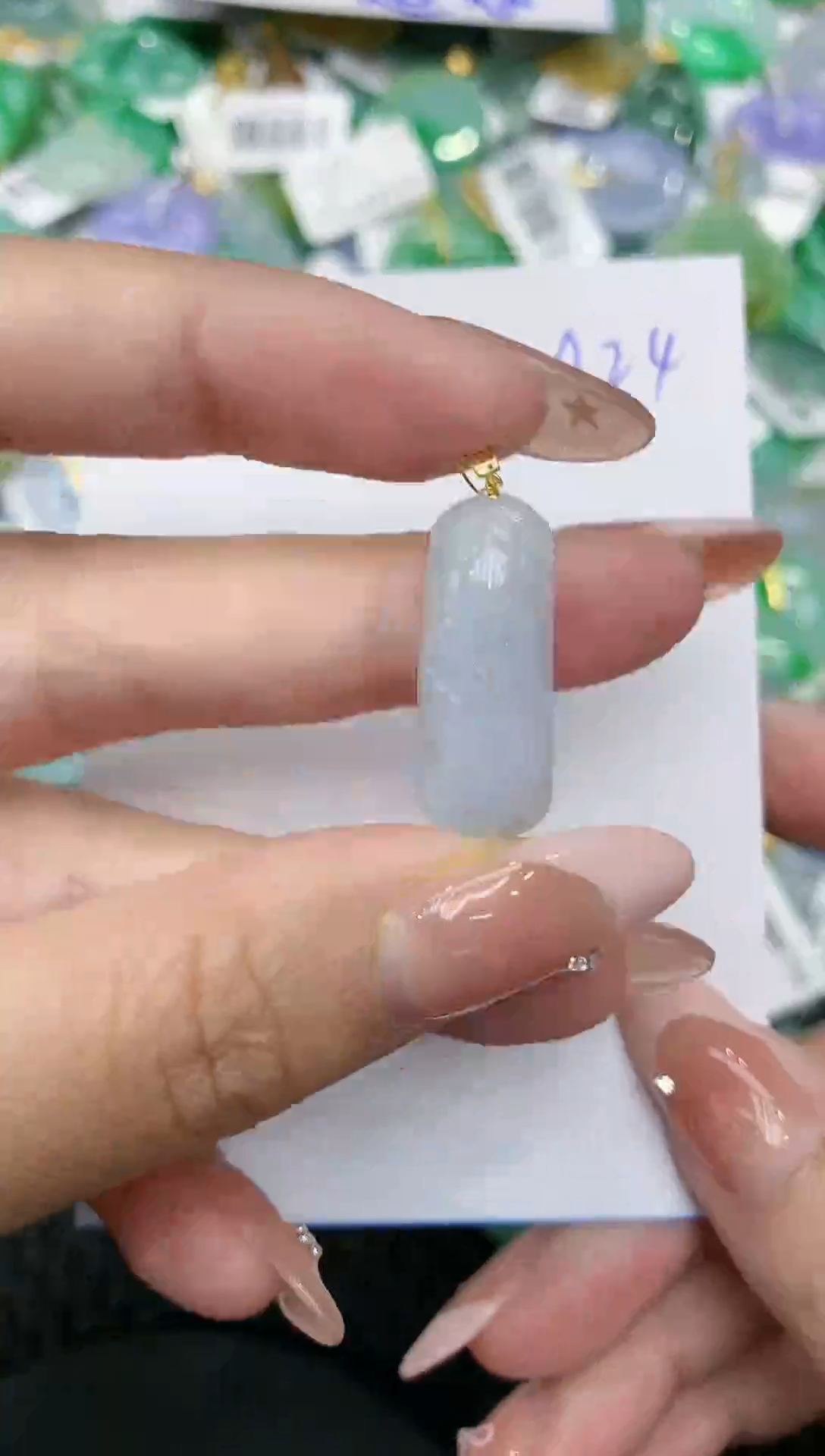 【闪购商品】翡翠颈饰18K金镶嵌111111111