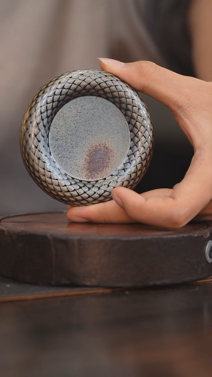 【闪购商品】杯145柴房陶瓷柴烧 窑宝杯垫