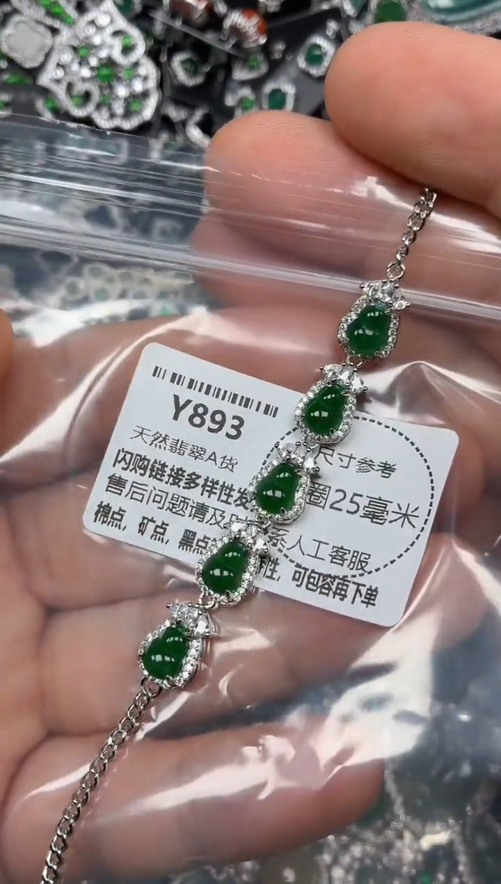 颈饰未镶嵌翡翠Y893手链
