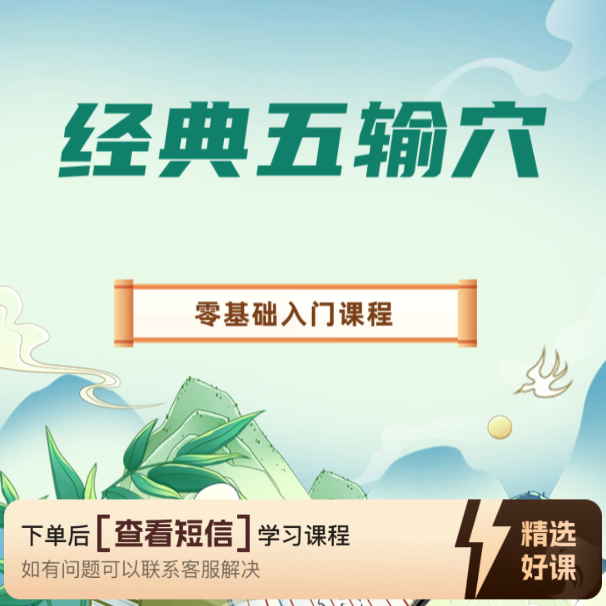 经典五输穴《零基础入门课程》最新（留意短信解锁课程）