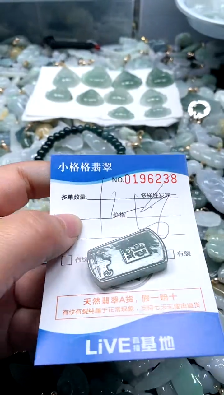 【闪购商品】翡翠颈饰未镶嵌闪购商品0196238