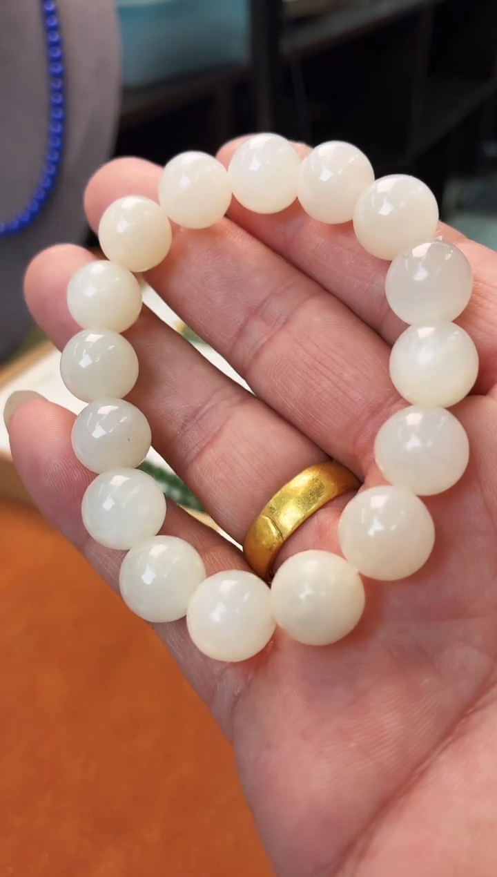 未镶嵌手串和田玉y38