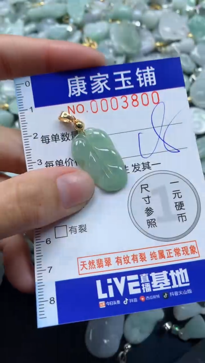 颈饰未镶嵌翡翠3800