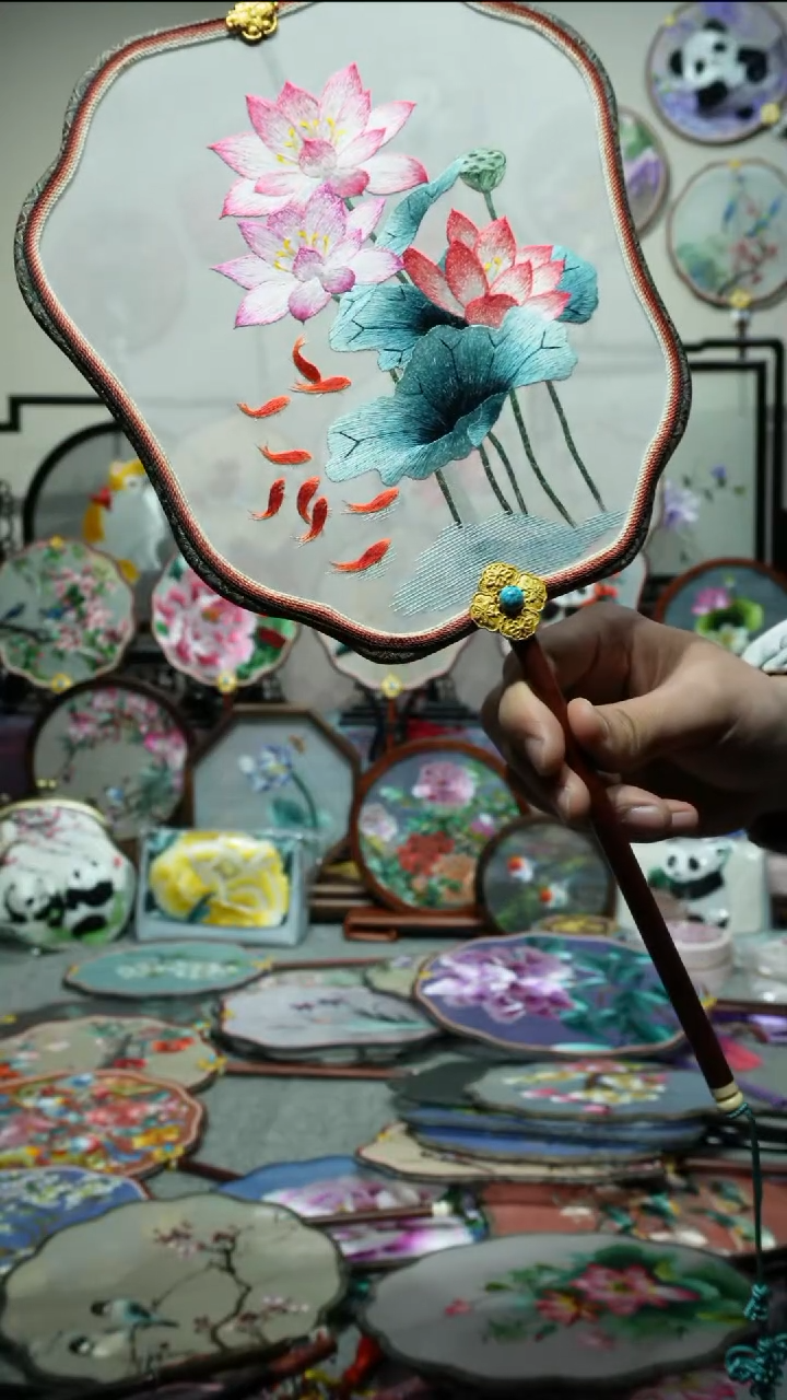 刺绣纯手工苏绣艺术品