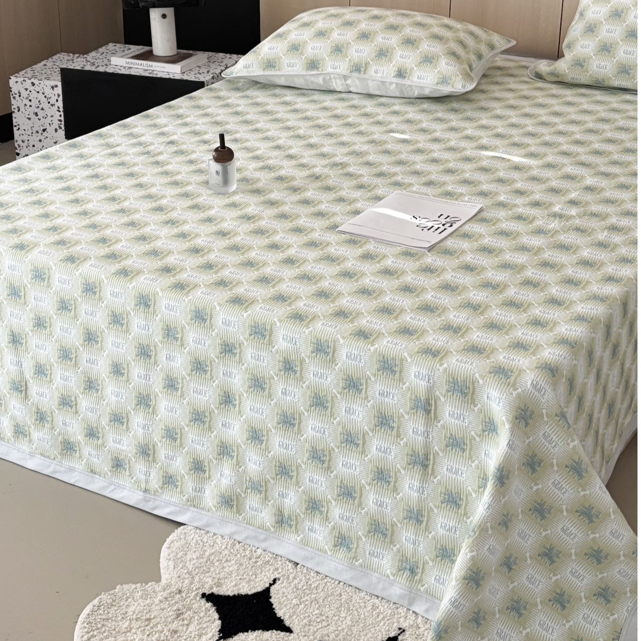 【臻奢匹马棉纱布软席】高奢匹马棉细腻亲肤透气床盖全棉