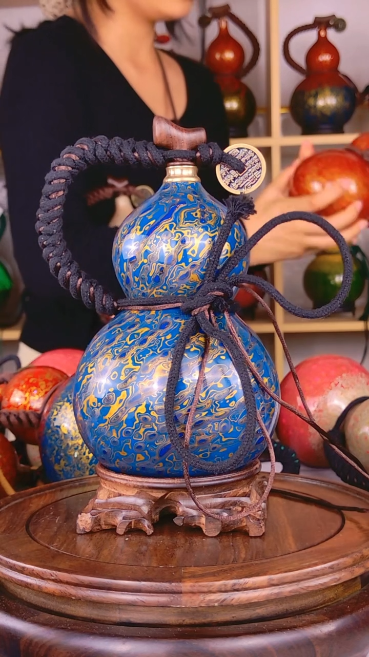 392大漆酒葫芦一物一拍 真葫芦真大漆