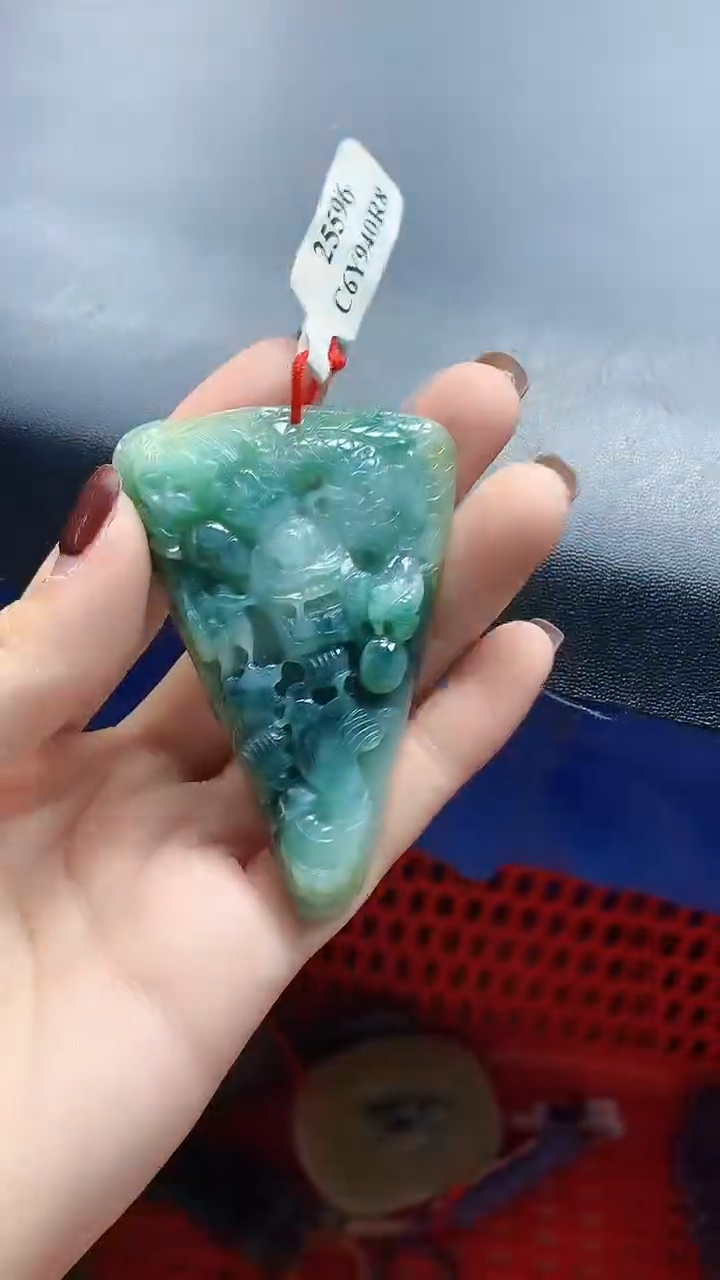 颈饰未镶嵌翡翠天然缅甸a货翡翠