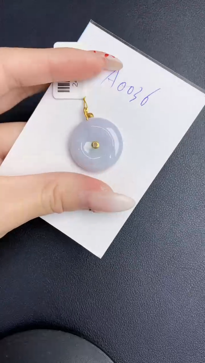 【闪购商品】翡翠颈饰18K金镶嵌000000000000