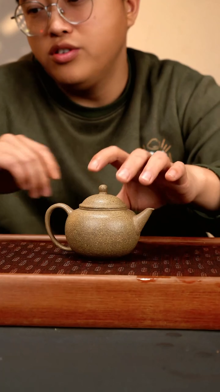 【闪购商品】紫砂茶壶xj 青段 水平