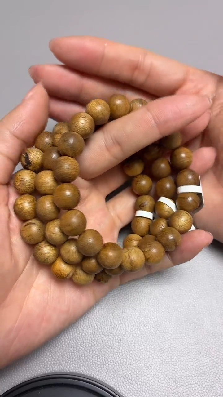 沉香手串菩萨棋圆珠单圈1.1多样性发其一