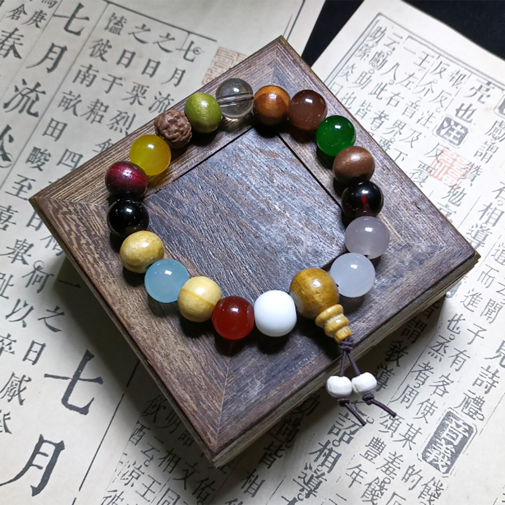 非金属木质手链 S0085十八籽四代精美手串无礼盒
