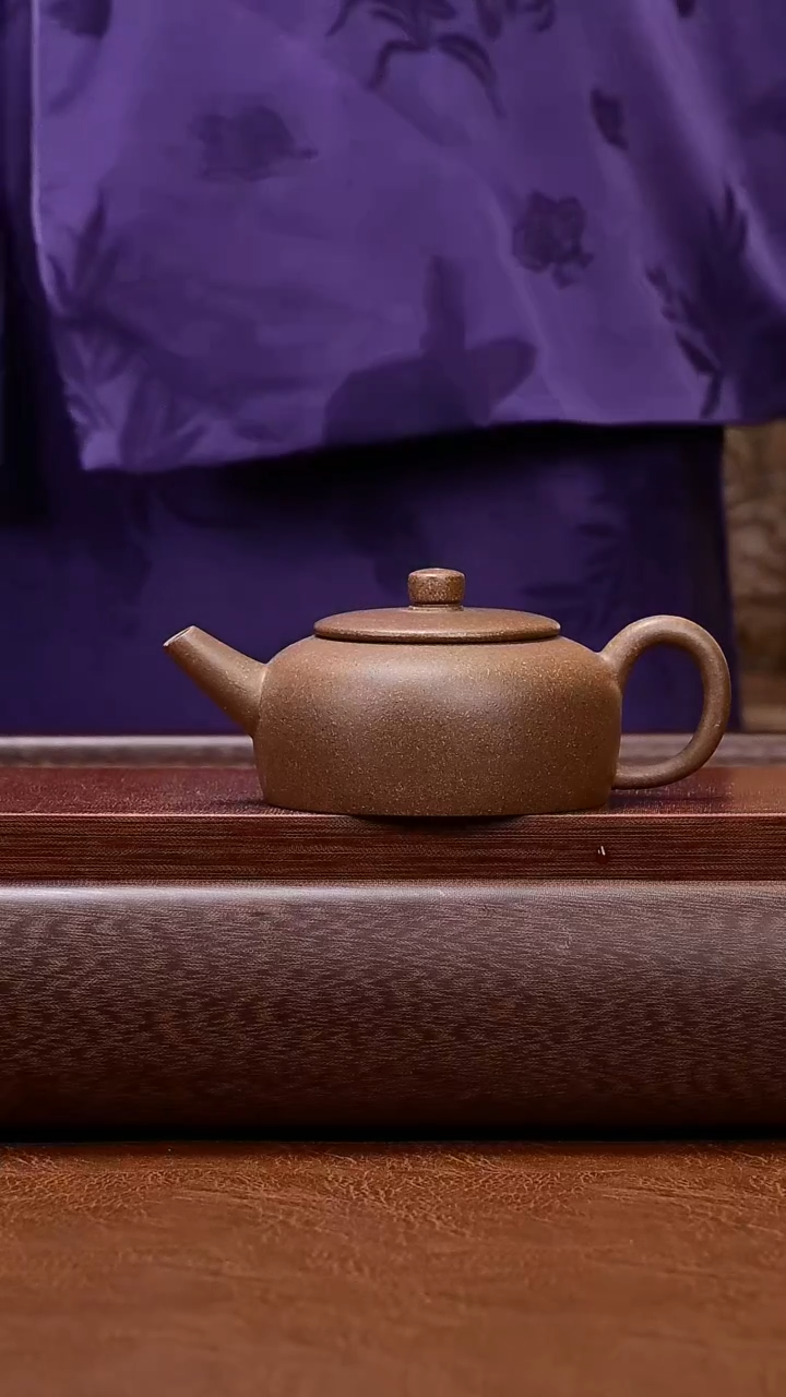 茶杯紫砂曼生井栏  段泥