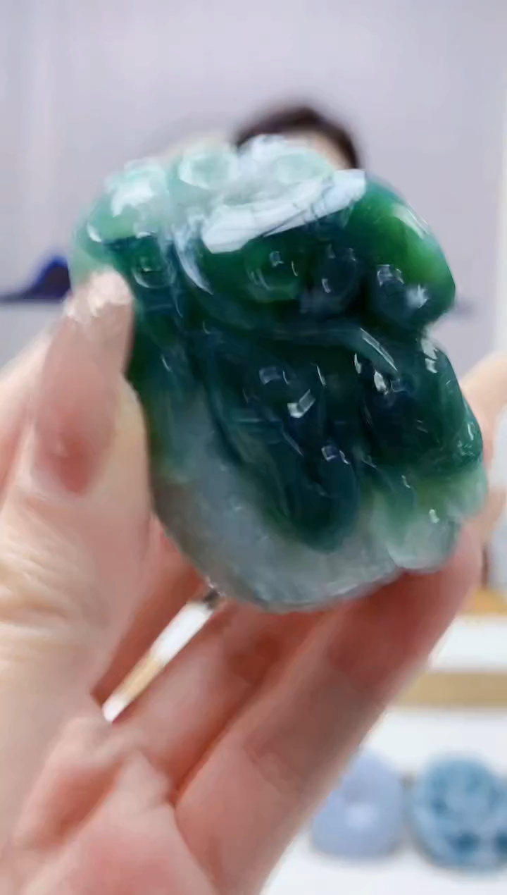 未镶嵌定制翡翠4829jw-毛货挂件12