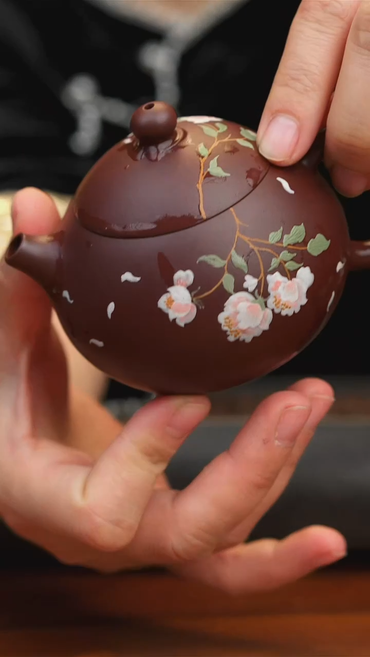 【闪购商品】紫砂茶壶紫朱泥豆蔻西施壶