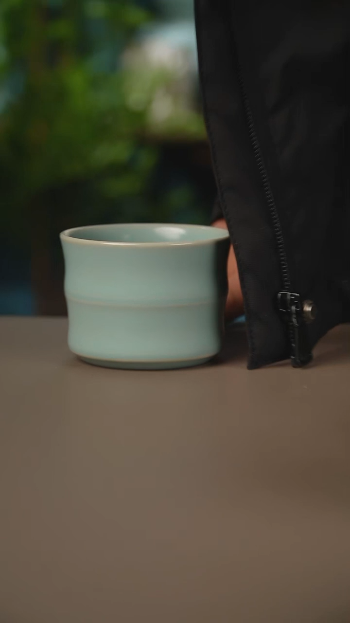 仿古竹节杯不开    