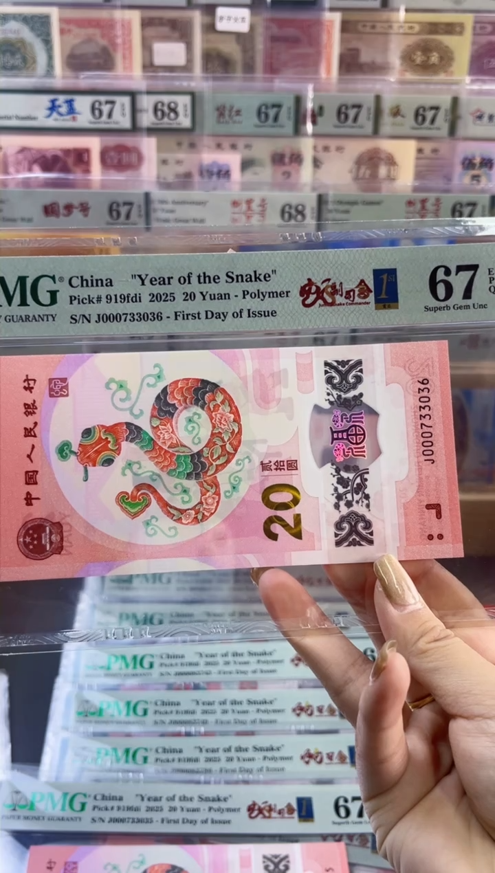 【闪购商品】塑料蛇副司令首日标 PMG67分尾036