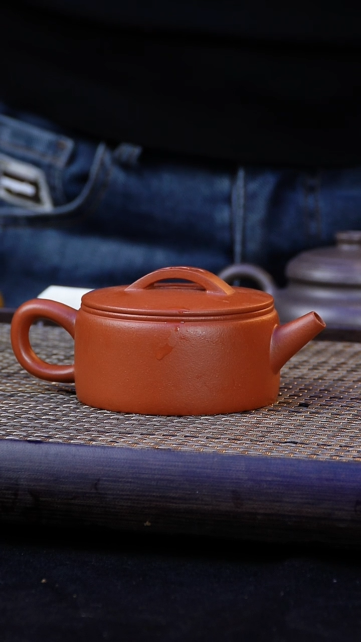 【闪购商品】紫砂茶壶朱泥-小汉瓦【约130cc】