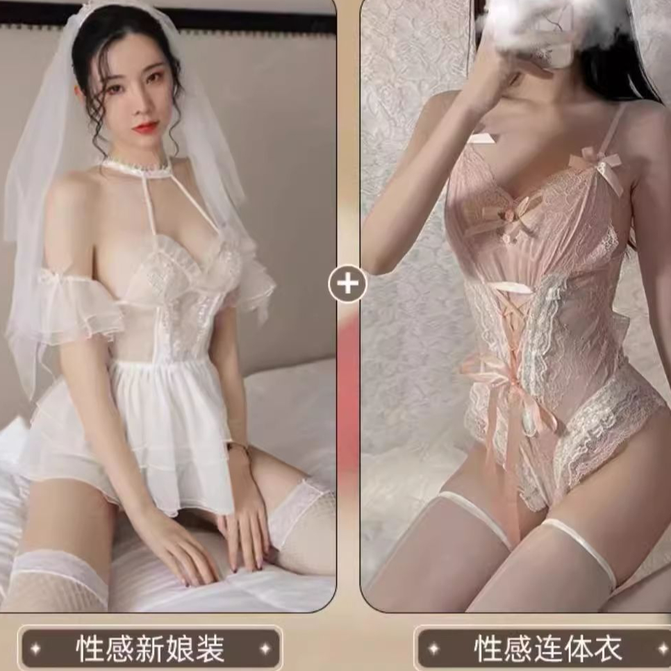 新娘婚纱女清新可爱纯欲透视高级感2025款战袍