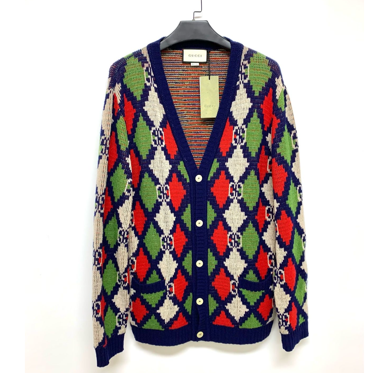 99新 GUCCI/古驰 海囤/古驰开衫/XXL码/lu78518