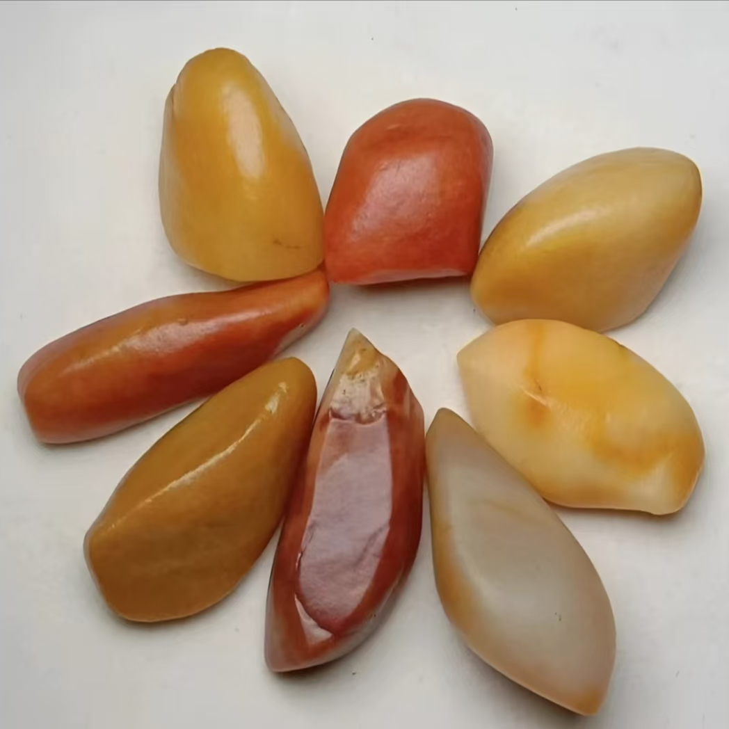 新疆戈壁五彩石，直播间截图为准