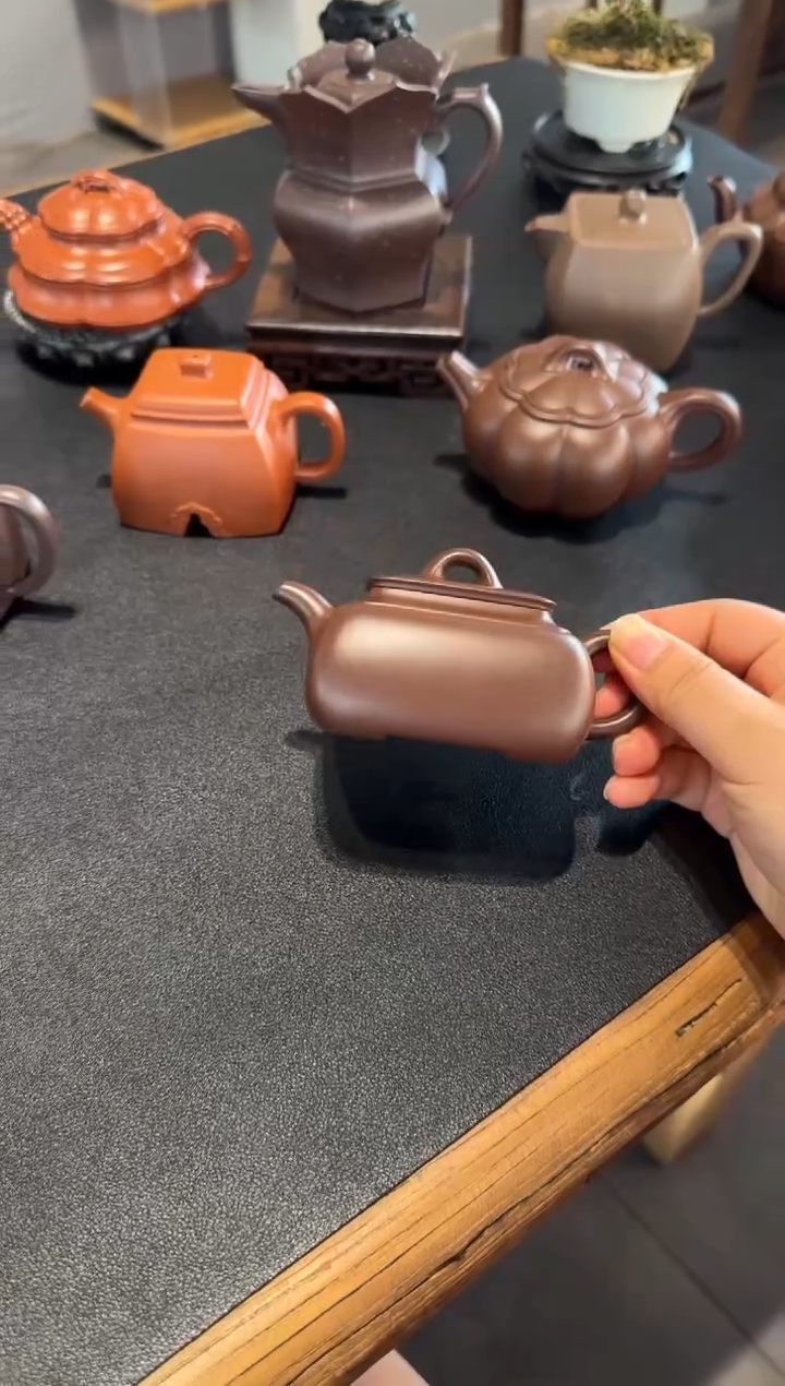 茶壶紫砂不*宝长四方 紫砂壶