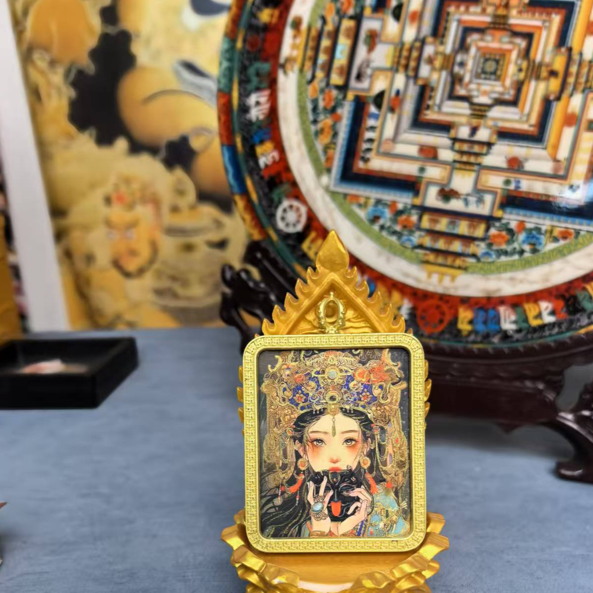 直播专属链接 手绘描金饰品定制款差价链接