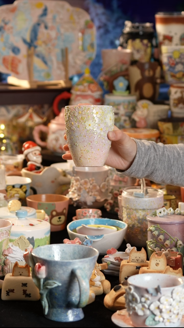 其他陶景德镇釉下彩手绘设计师款陶瓷