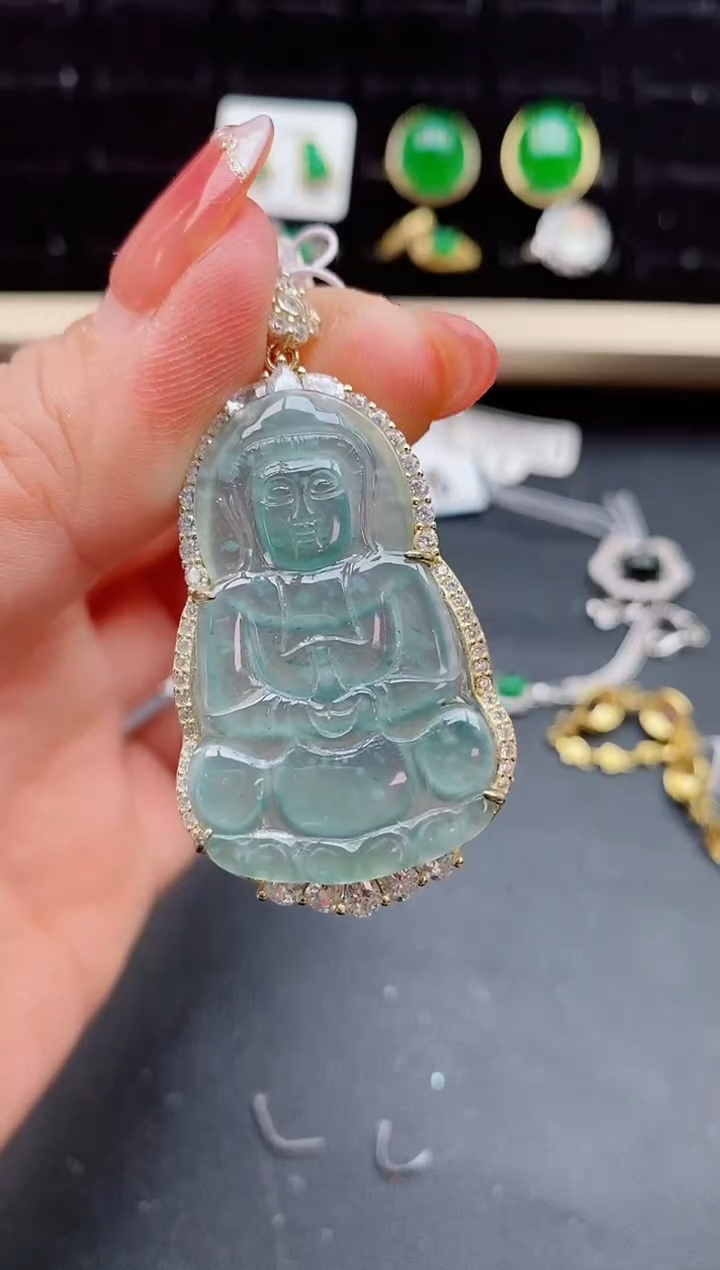 【闪购商品】翡翠颈饰银S925镶嵌121212