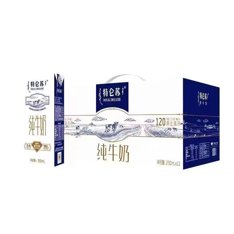 蒙牛 特仑苏纯牛奶 250ml*12/箱