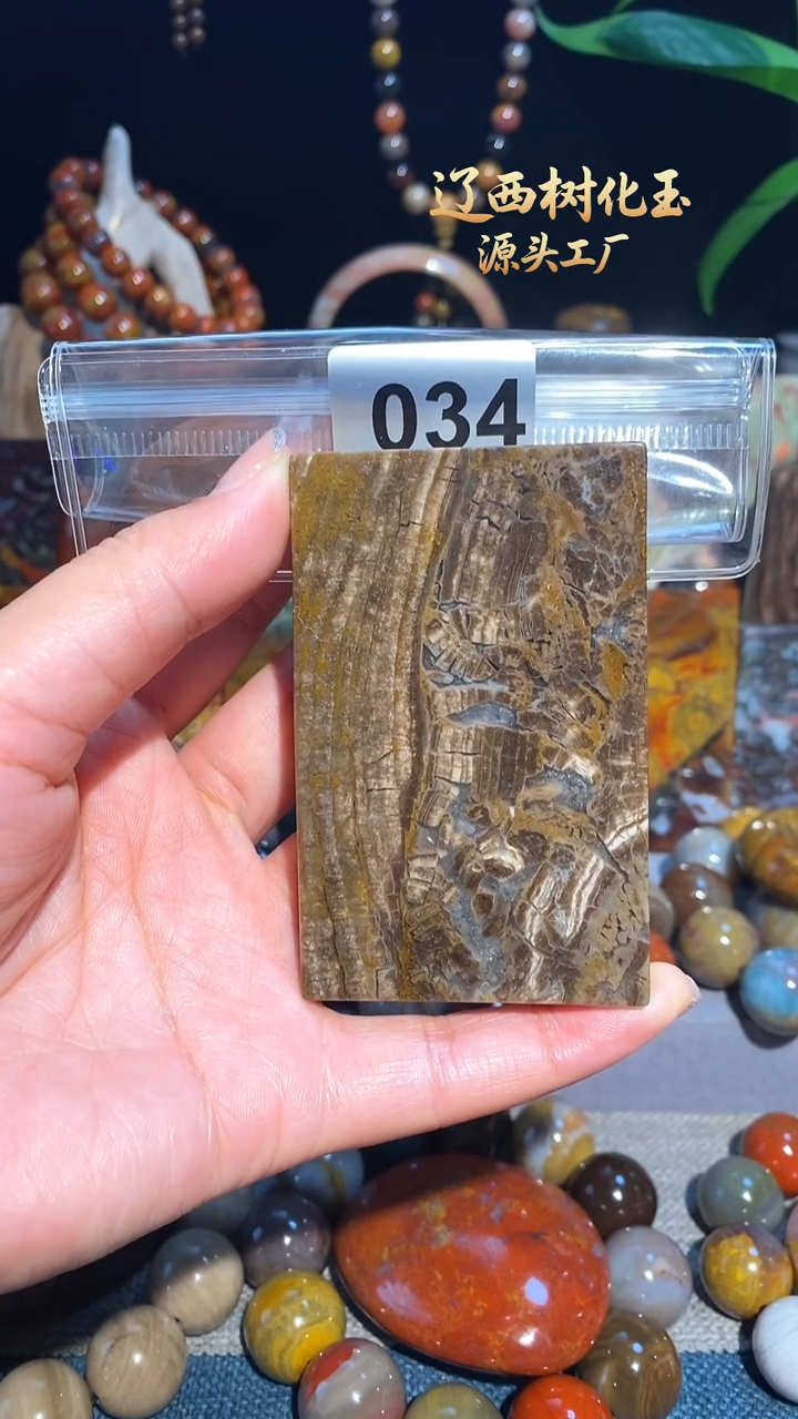 未镶嵌-硅化玉天然北票硅化玉吊坠