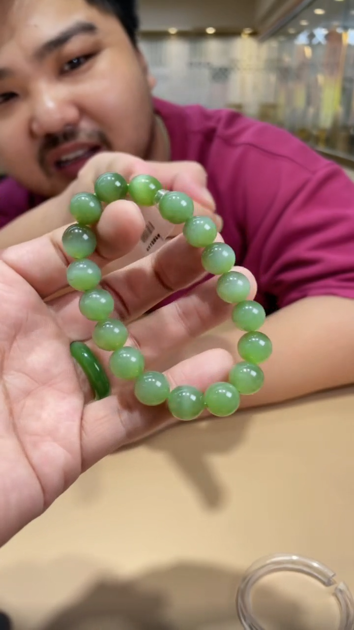 手串未镶嵌和田玉100235-6.2-F55