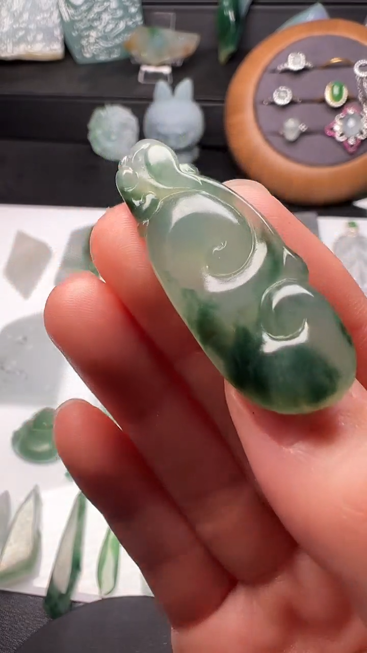 未镶嵌定制翡翠天然缅甸A货翡翠未抛光