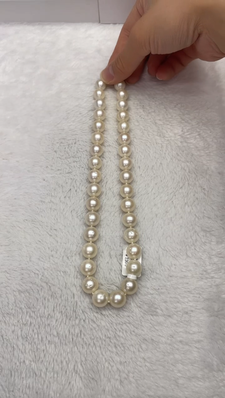 【闪购商品】海水珍珠项链未镶嵌澳白10-13mm（多样性发一）