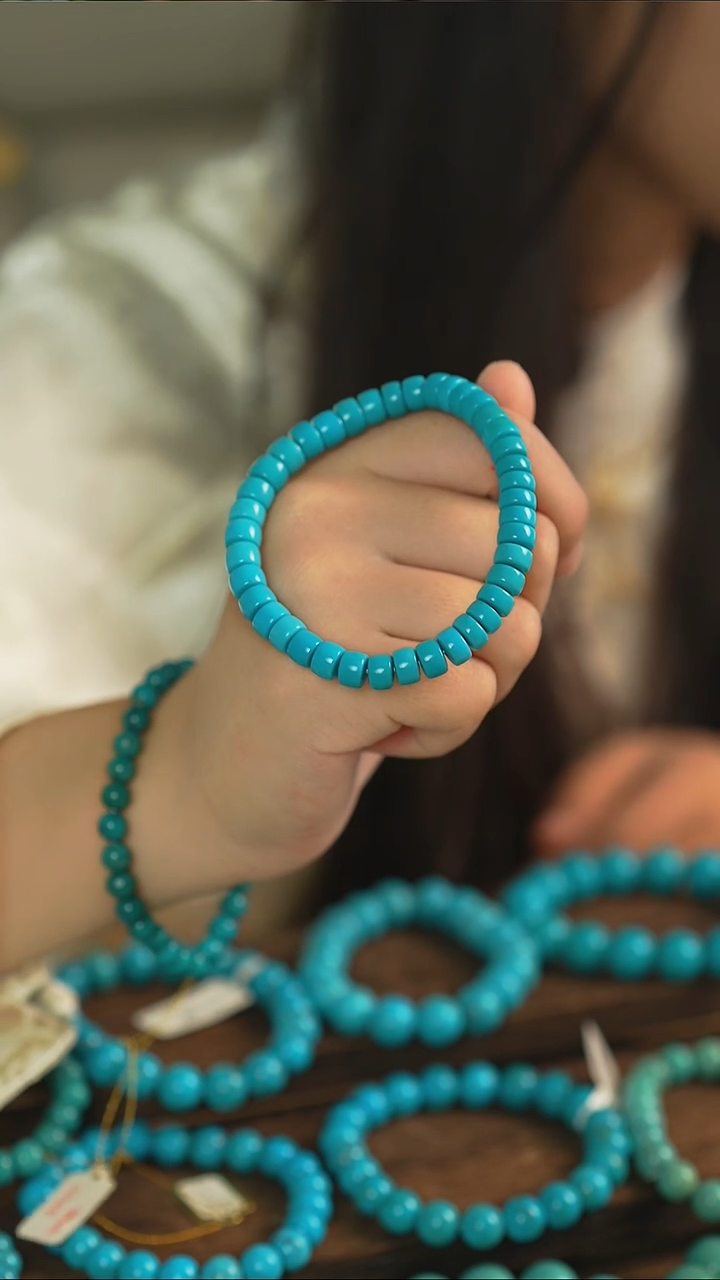 未镶嵌绿松石手串多样性发一