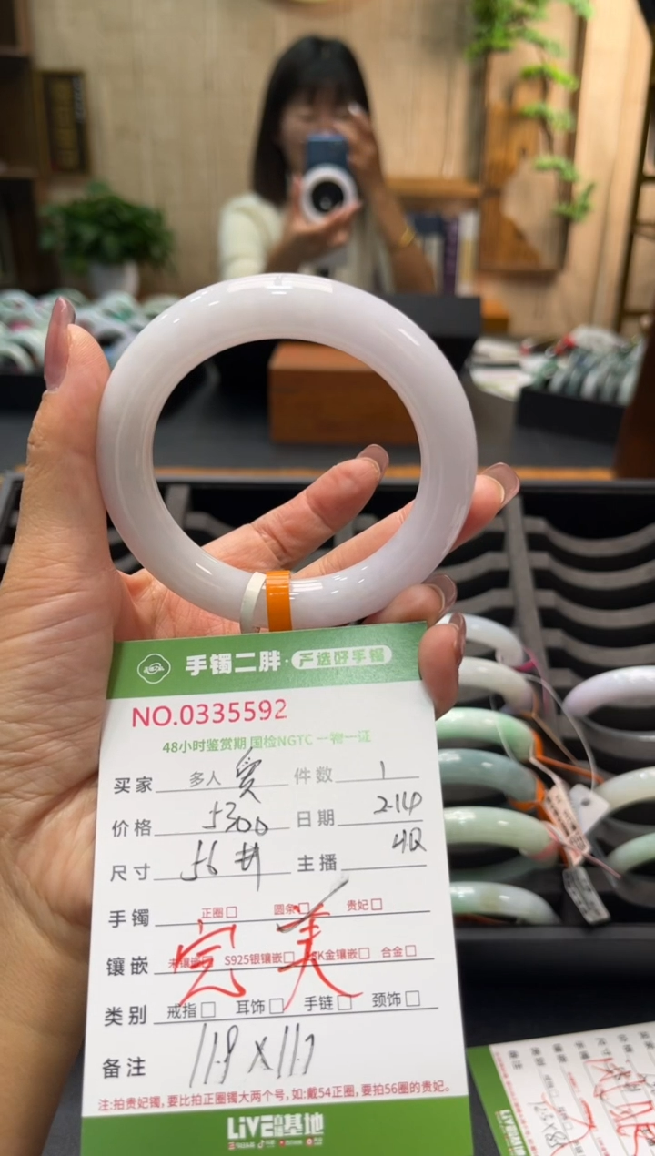 【闪购商品】翡翠手镯（圆镯）未镶嵌多人