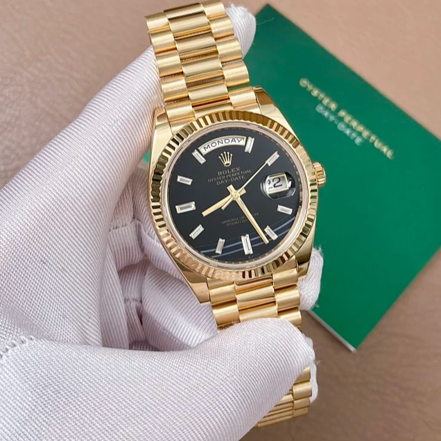 95新 Rolex/劳力士 礼尚往来23年228238黑玛瑙男表P9118