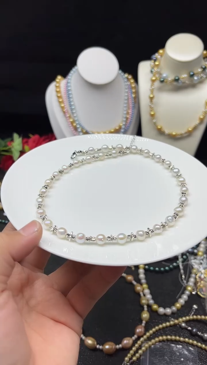 【闪购商品】淡水珍珠颈饰未镶嵌多人