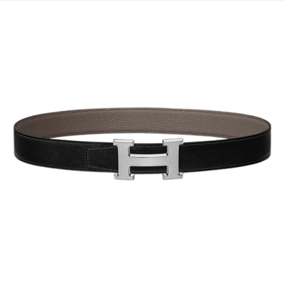 未使用 Hermes/爱马仕 【念念】H扣 双面腰带 32mm