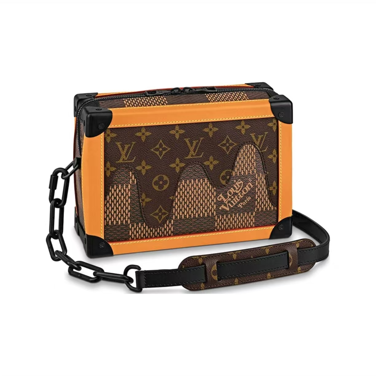 95新 LouisVuitton/路易威登 Lv联名款盒子包/S69/赠钥匙扣