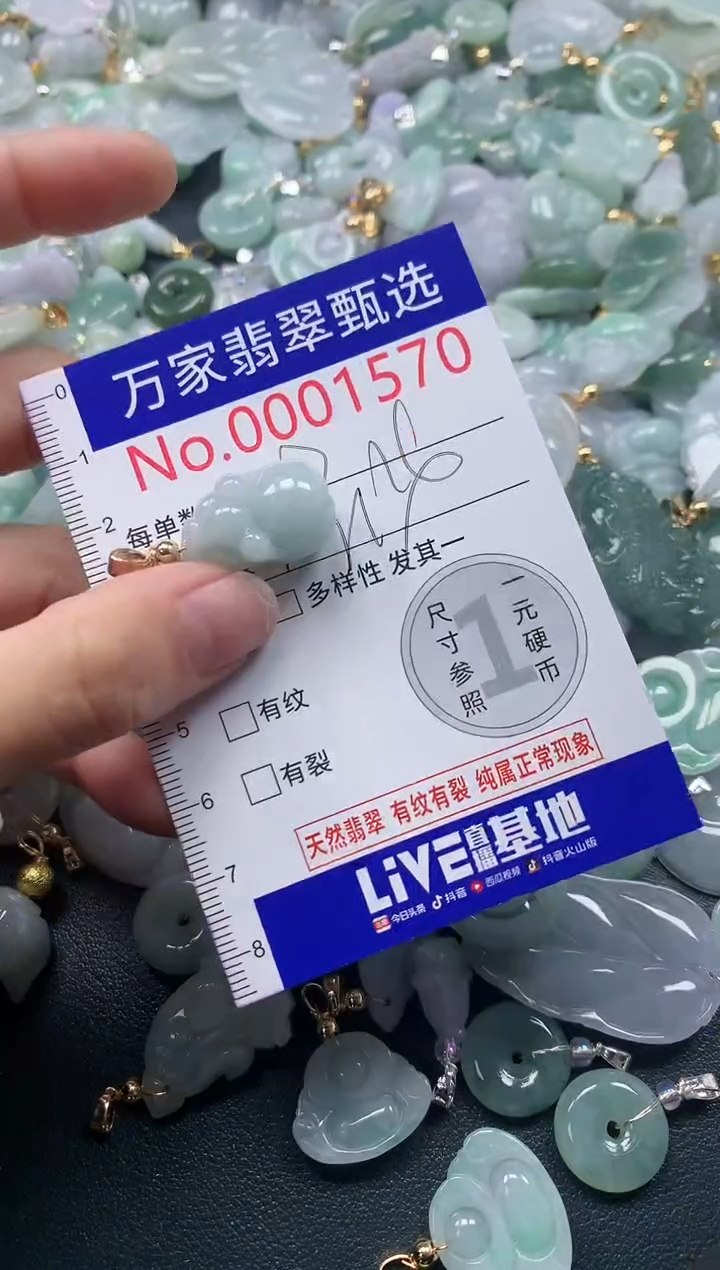 吊坠(不含链)未镶嵌翡翠1570