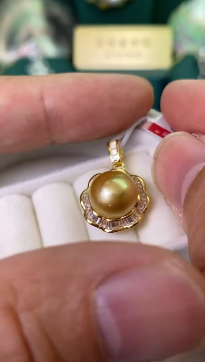 【闪购商品】海水珍珠颈饰银S925镶嵌11-12