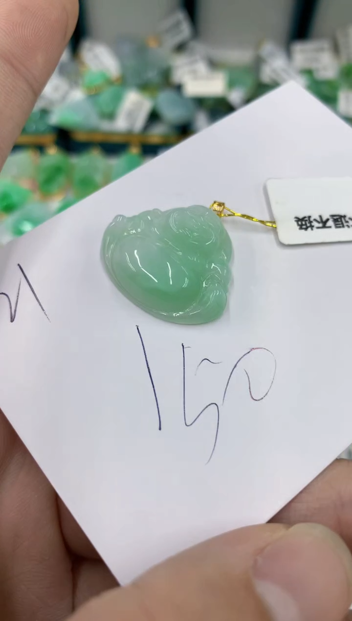 【闪购商品】翡翠颈饰18K金镶嵌号链接11111