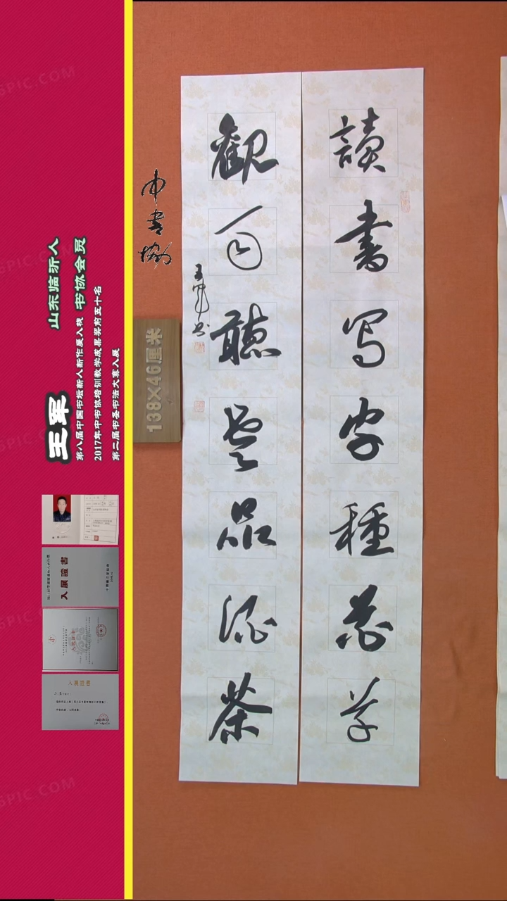 【闪购商品】书法61王军书法作品