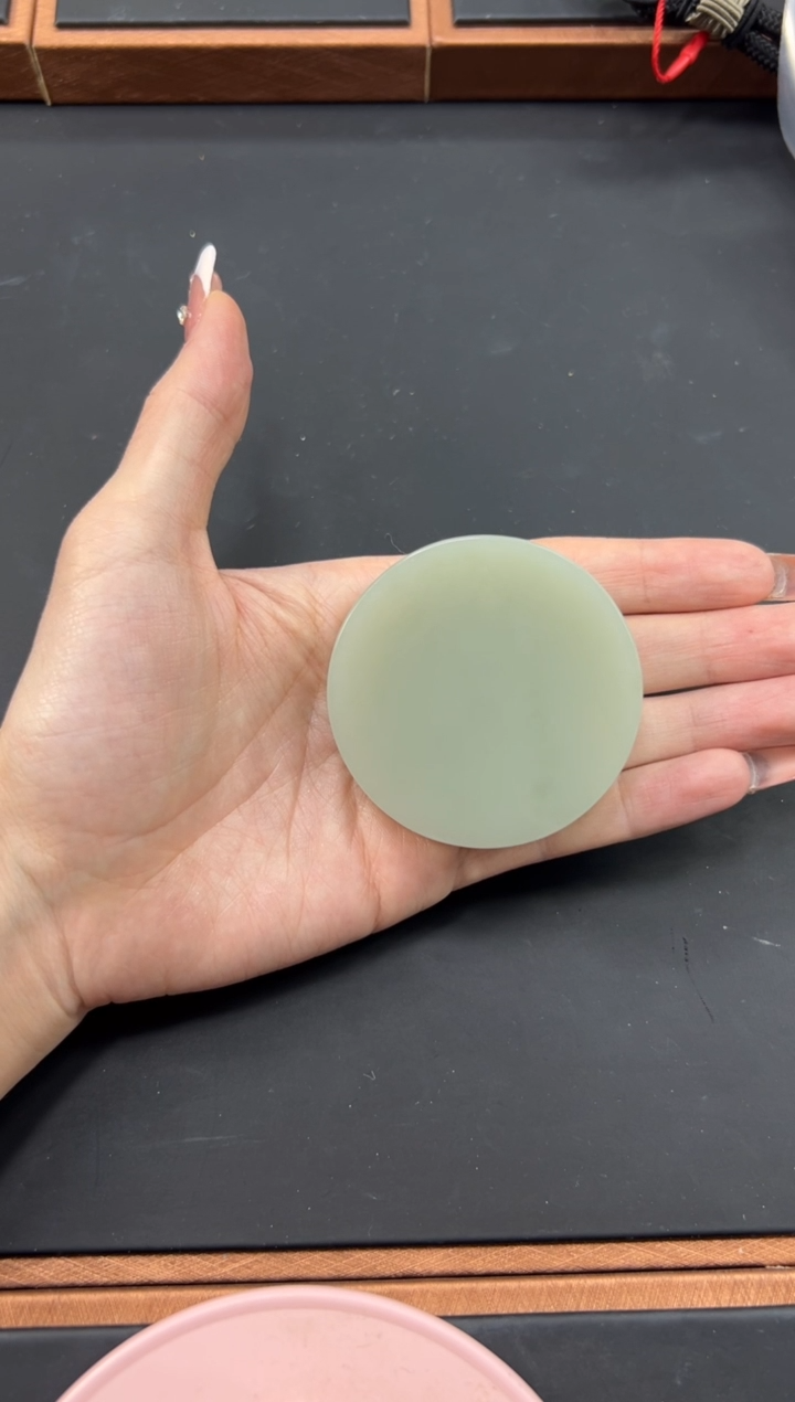 【闪购商品】和田玉镯心未镶嵌且末微色差近矿镯心